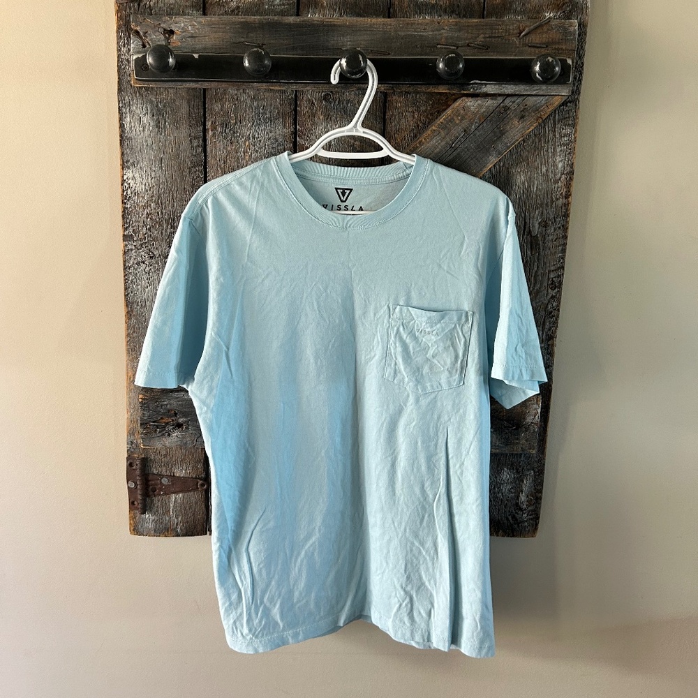 Men's Vissla T-Shirt w/Front Pocket